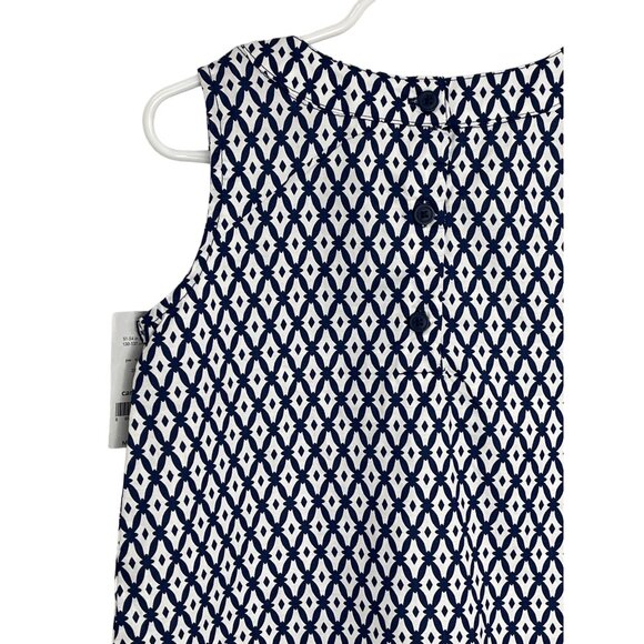 Carters Girls Dress Sundress Size 8 Navy White Cotton Sleeveless NWT - Picture 10 of 13